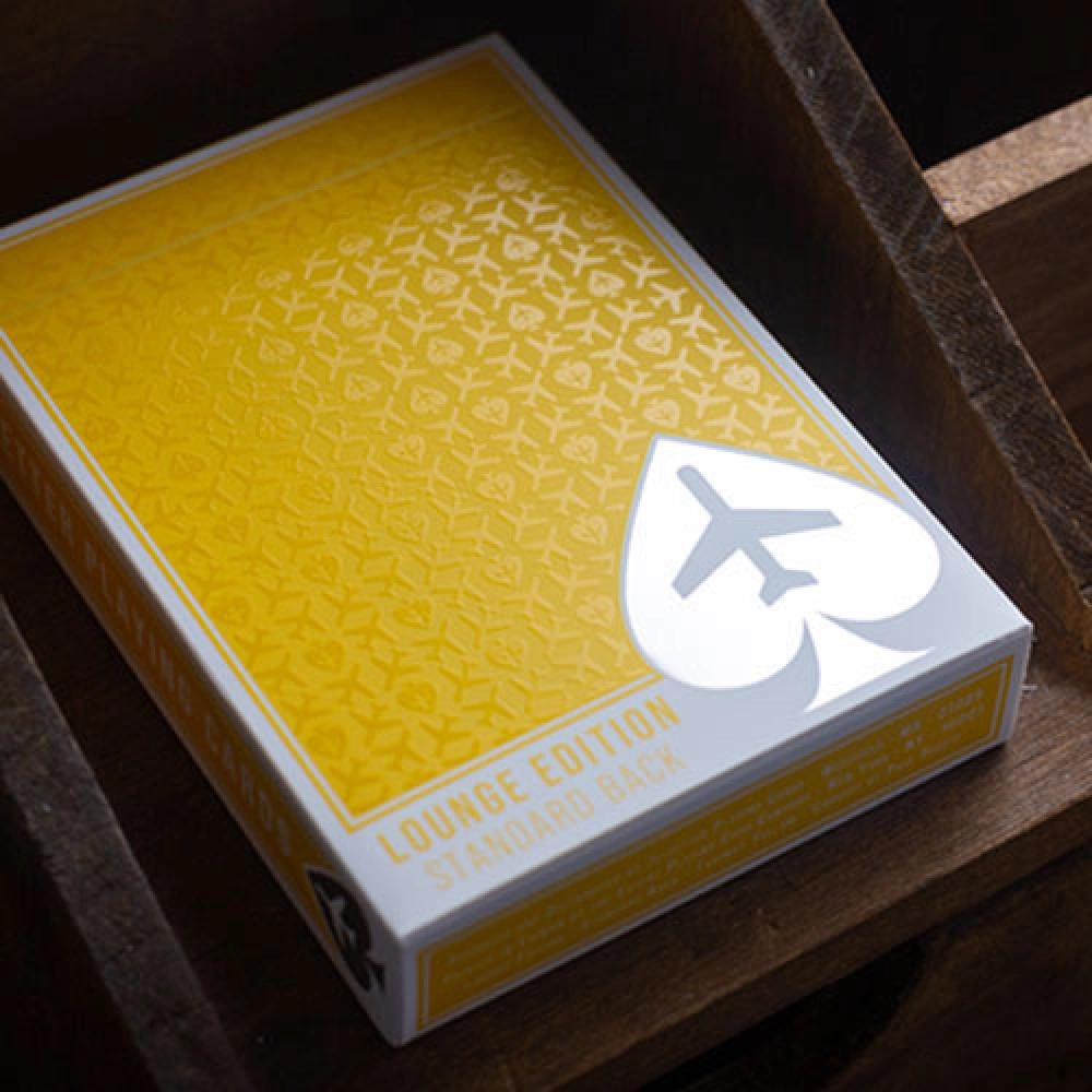 Spielkarten Lounge Edition in Taxiway Yellow by Jetsetter Playing Cards