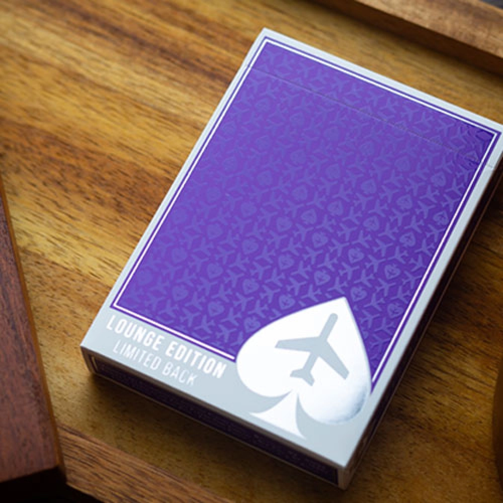 Spielkarten Limited Edition Lounge  in Passenger Purple by Jetsetter Playing Cards