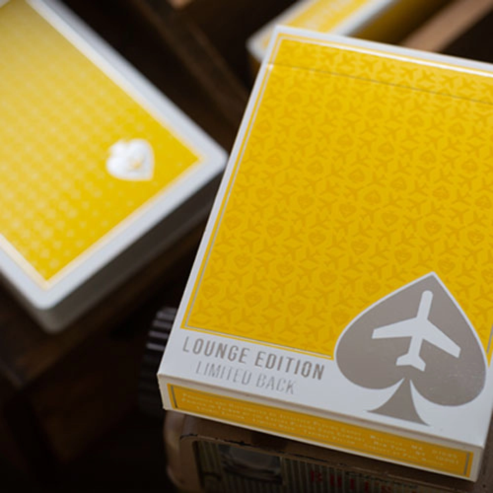 Spielkarten Limited Edition Lounge in Taxiway Yellow by Jetsetter Playing Cards