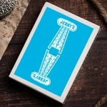 Spielkarten Jerry's Nugget (Icey Blue) Marked Monotone Playing Cards