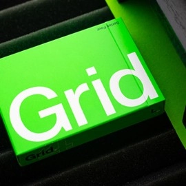 Spielkarten Grid Series Four- Typographic Playing Cards