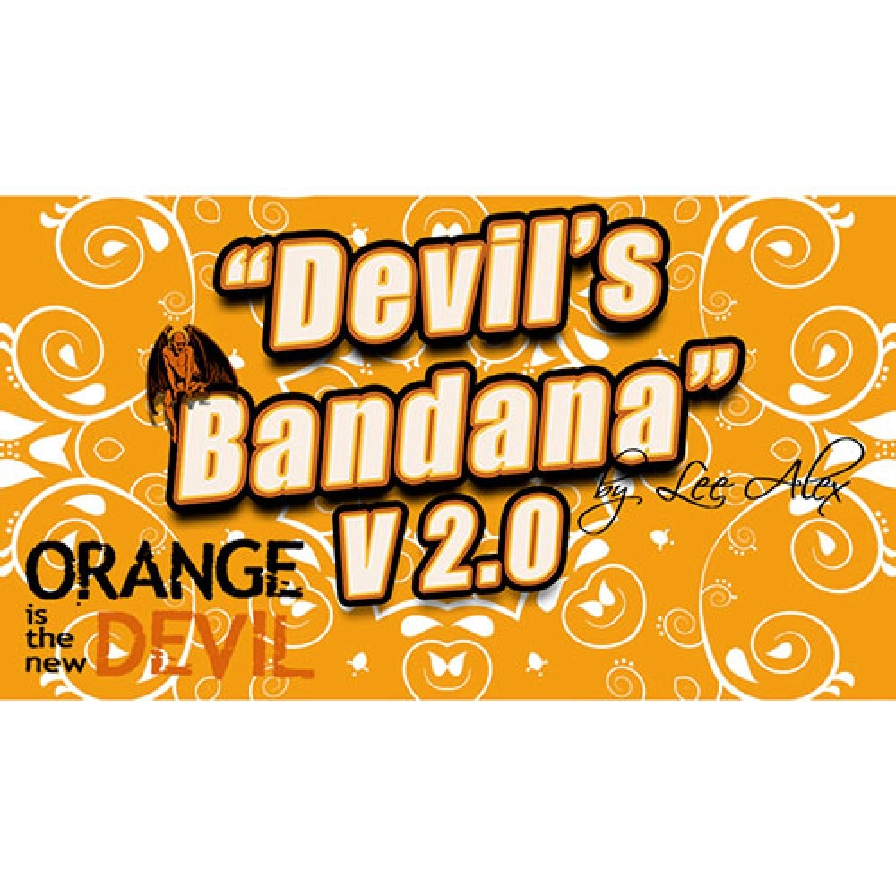 Devil's Bandana V2 (Orange) by Lee Alex