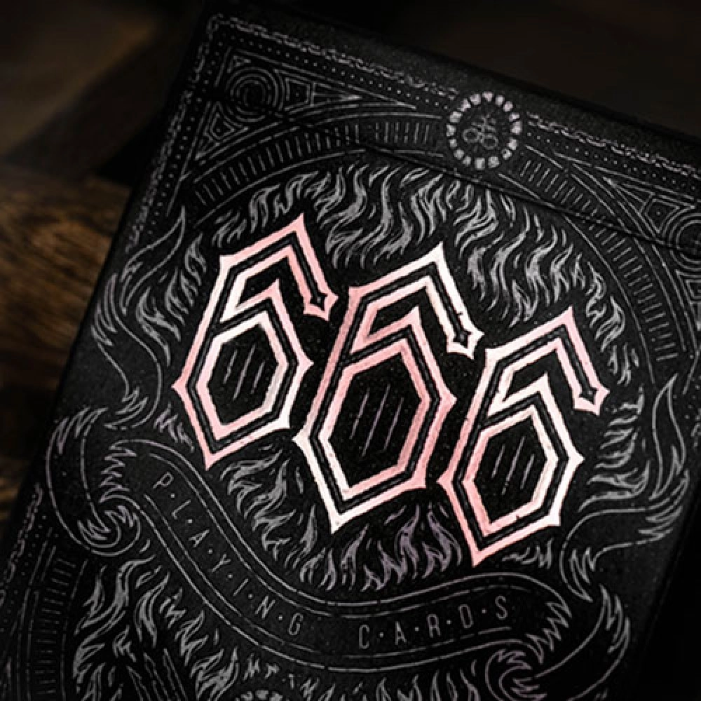 Spielkarten 666 V4 (Rose Gold) Playing Cards by Riffle Shuffle