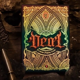 Spielkarten Deal with the Devil (Golden Contract) UV Foiled Edition Playing Cards by Darkside Playing Card Co