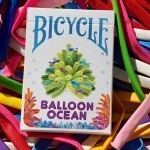 Spielkarten Bicycle Balloon Stripper (Ocean) Playing Cards