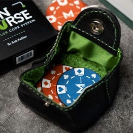 COLOR CODE COIN PURSE GREEN by Bob Kohler