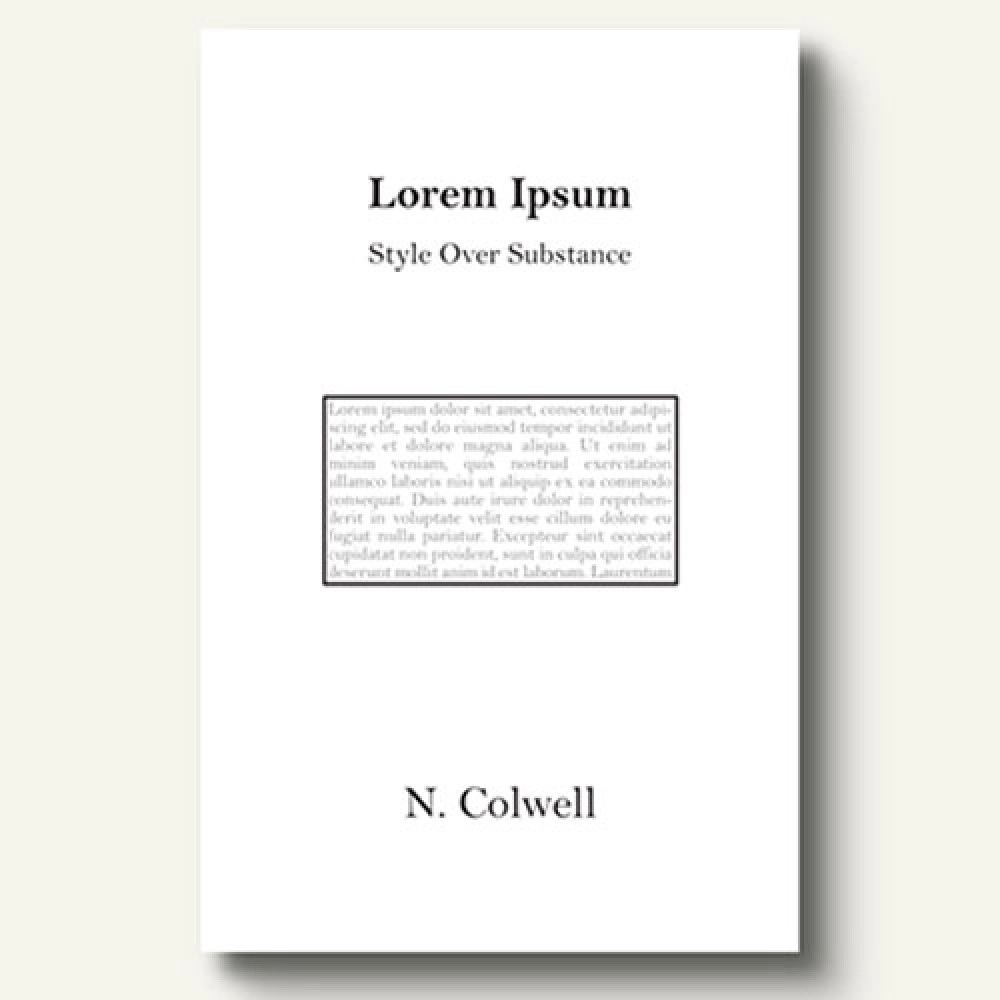 Lorem Ipsum by N. Colwell - Book