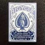Spielkarten Bicycle Foil AutoBike No. 1 (Blue) Playing Cards