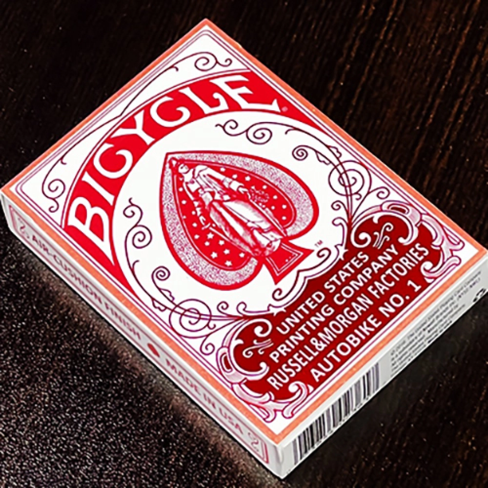 Spielkarten Bicycle Foil AutoBike No. 1 (Red) Playing Cards