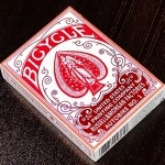 Spielkarten Bicycle Foil AutoBike No. 1 (Red) Playing Cards
