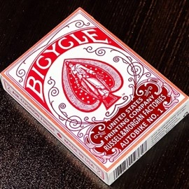 Spielkarten Bicycle Foil AutoBike No. 1 (Red) Playing Cards