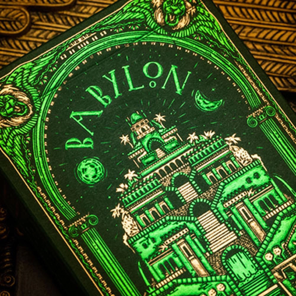 Spielkarten Babylon (Forest Green) Playing Cards by Riffle Shuffle