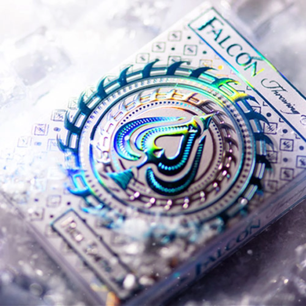 Spielkarten Ice Falcon Throwing Cards (Foil) by Rick Smith Jr. and De'vo