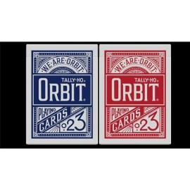 Spielkarten Orbit Tally Ho Circle Back (Blue) Playing Cards