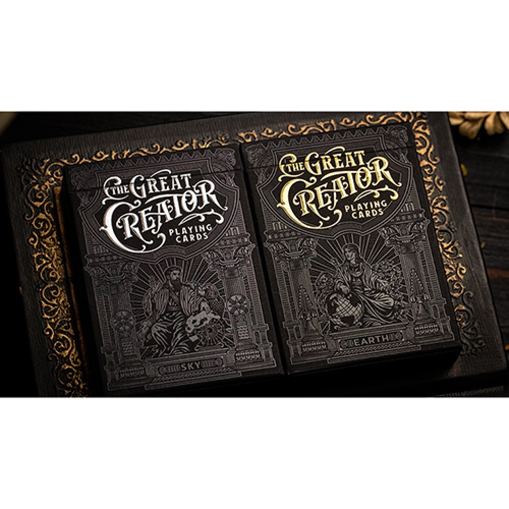 Spielkarten The Great Creator: Earth (Gold Foil) Edition Playing Cards by Riffle Shuffle