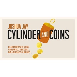 Cylinder and Coins (Gimmicks and Online Instructions) by Joshua Jay