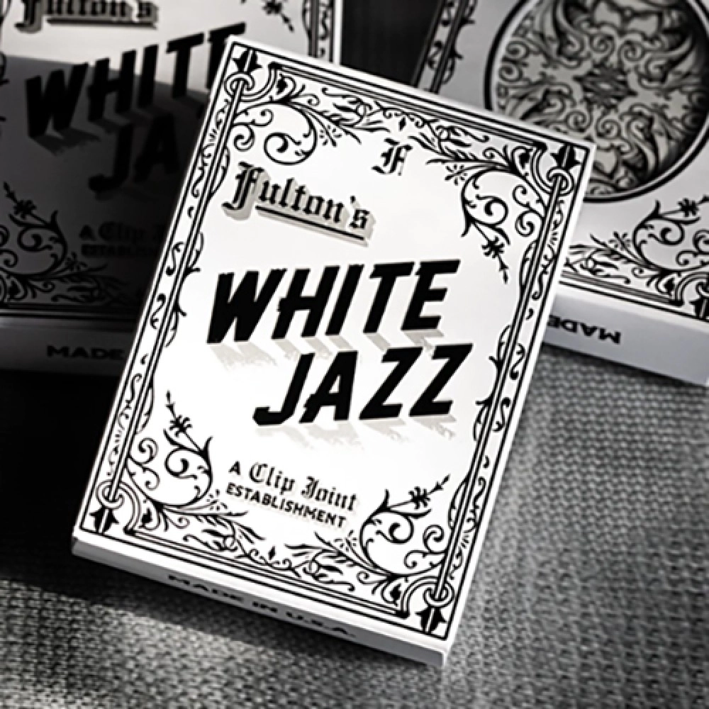 Spielkarten Fulton's  White Jazz Playing Cards by Dan & Dave