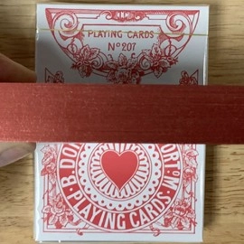Spielkarten Gilded Four Continents (Red) Playing Cards