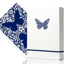 Spielkarten Butterfly Worker Marked Playing Cards (Blue) by Ondrej Psenicka