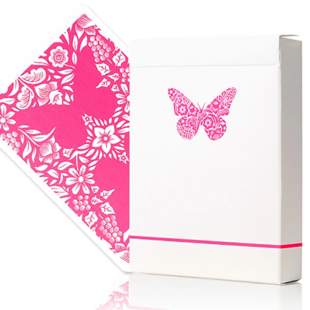 Spielkarten Butterfly Worker Marked Playing Cards (Pink) by Ondrej Psenicka