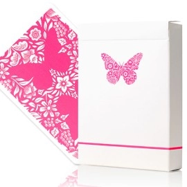 Spielkarten Butterfly Worker Marked Playing Cards (Pink) by Ondrej Psenicka