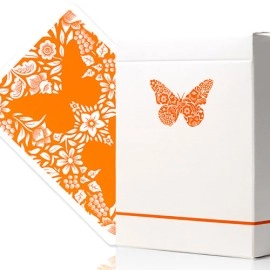 Spielkarten Butterfly Worker Marked Playing Cards (Orange) by Ondrej Psenicka