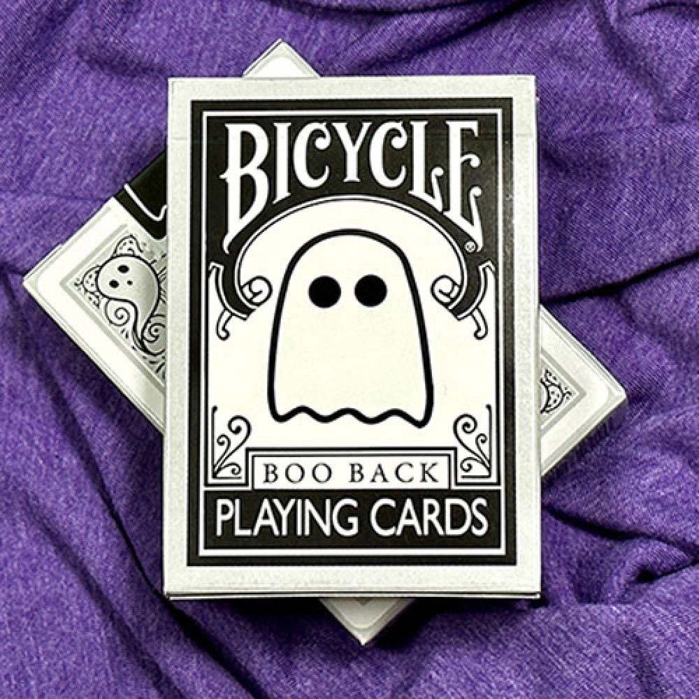 Spielkarten Bicycle Boo Back Playing Cards (Grey)
