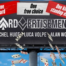 Cardvertisment (Gimmicks and Online Instructions) by Michel Huot, Luca Volpe, and Alan Wong