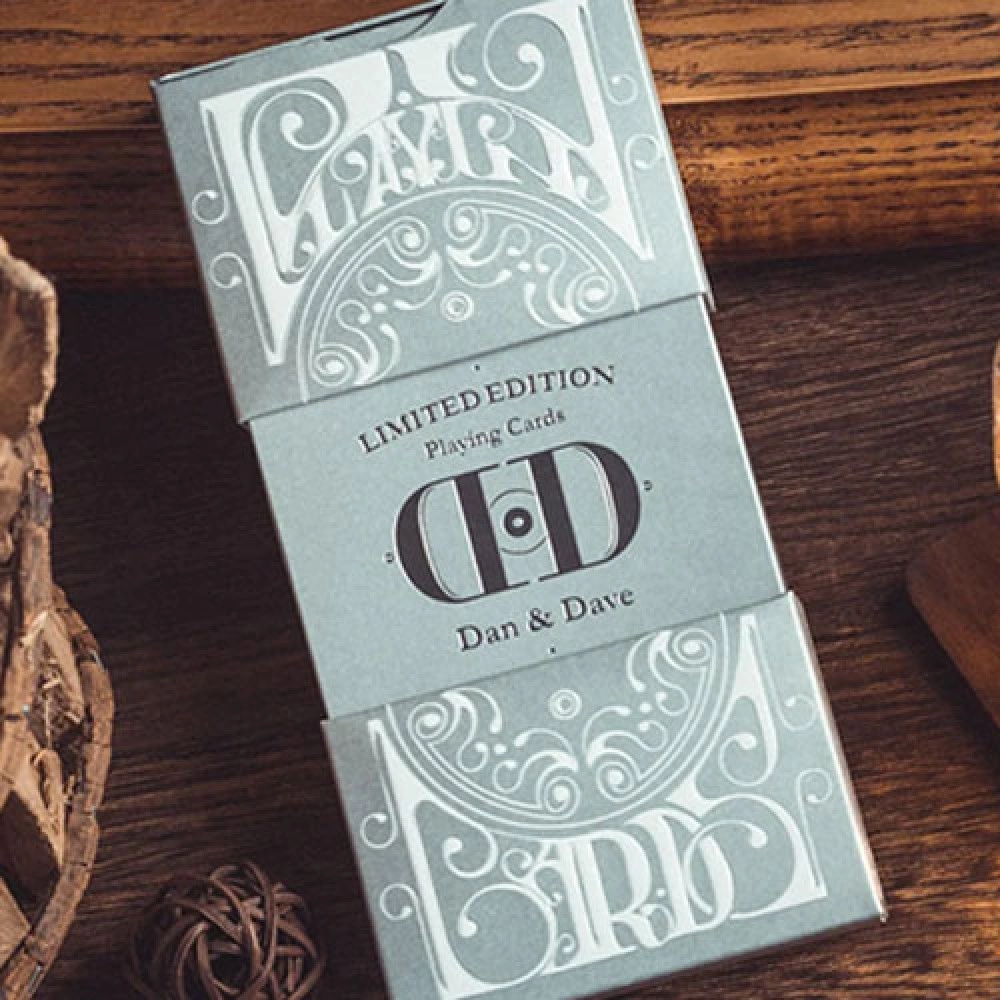 Spielkarten Smoke & Mirrors V8, Silver (Deluxe) Edition Playing Cards by Dan & Dave