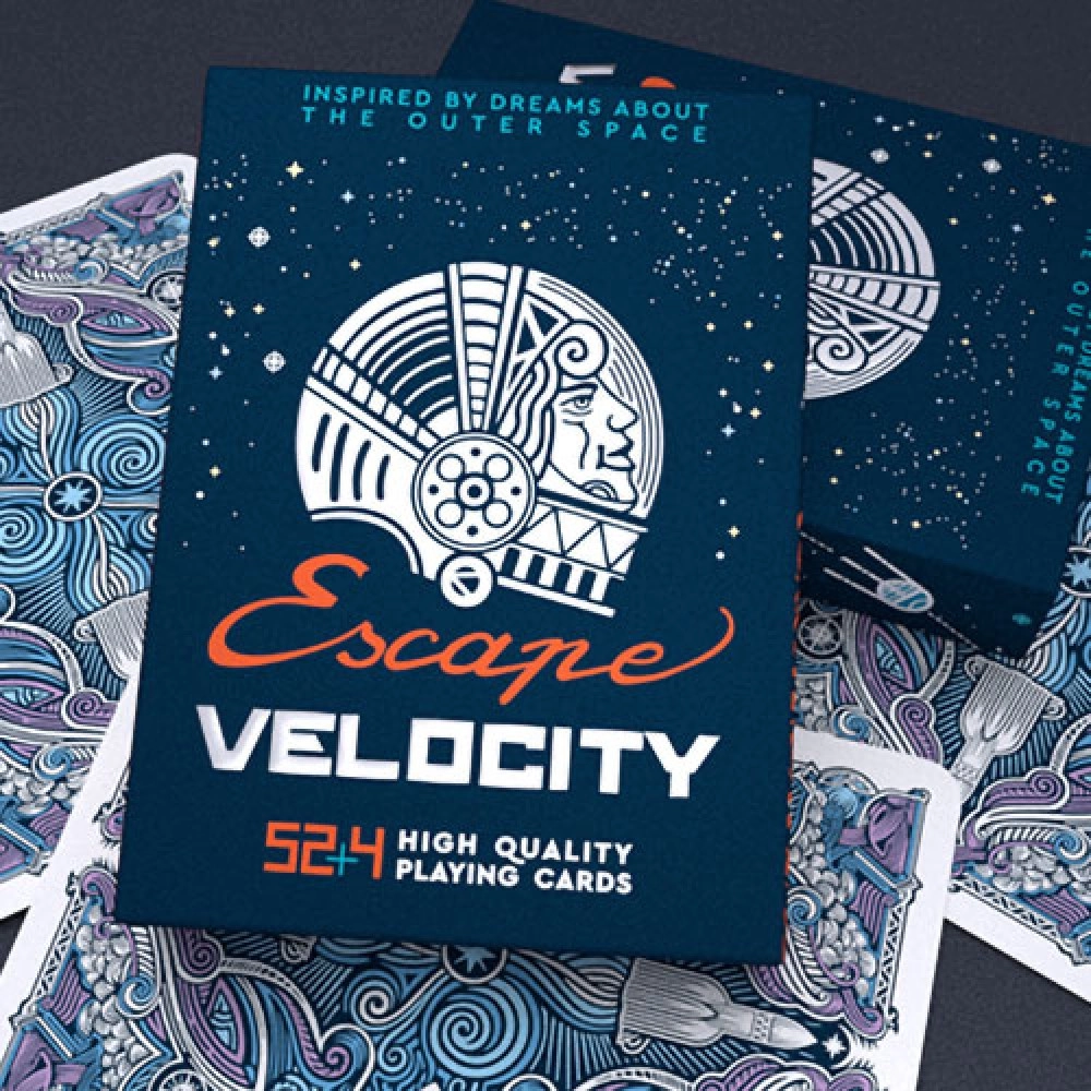 Spielkarten Escape Velocity (Blue) Playing Cards