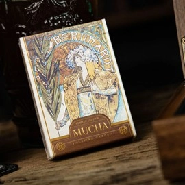 Spielkarten Mucha Gismonda Standard Gold Edition Playing Cards by TCC