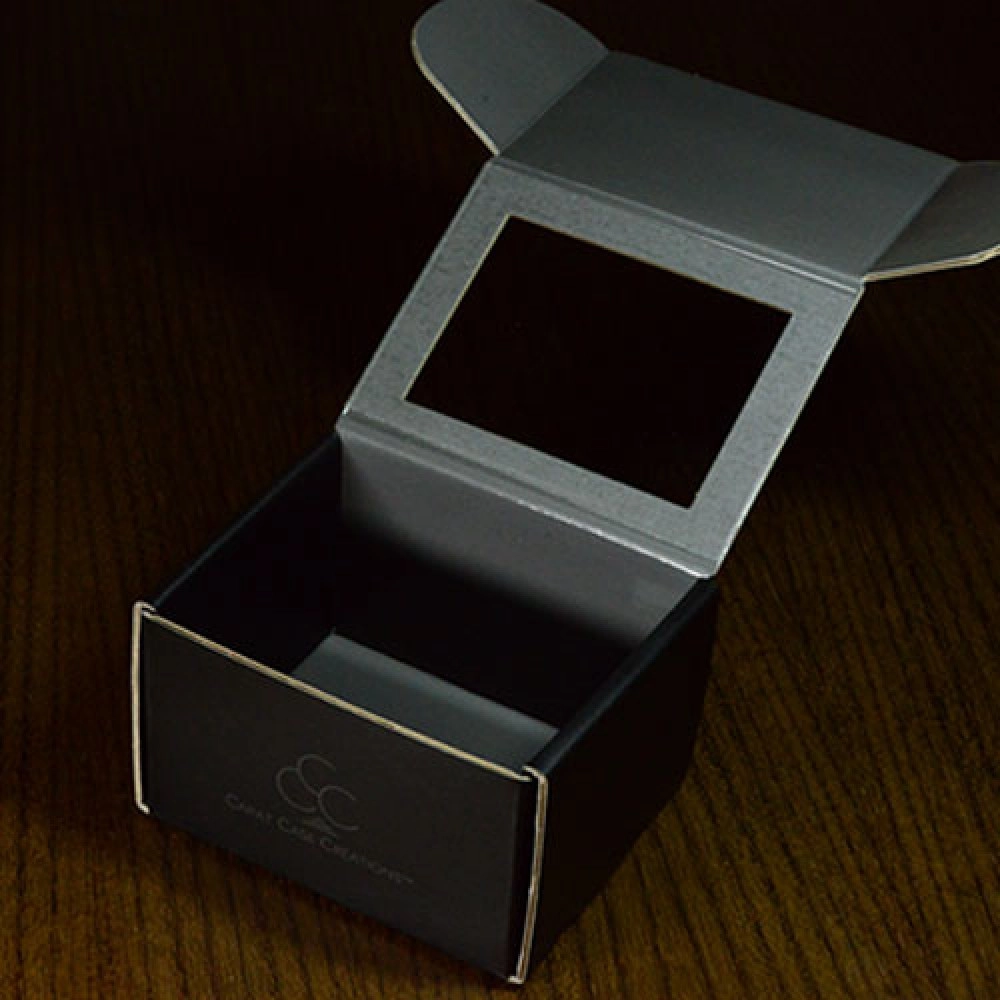 Carat XCHB Cardboard Half-Brick Box with Viewing Window