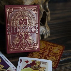 Spielkarten Shakespeare (Burgundy) Playing Cards