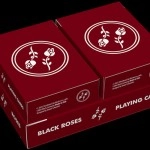 Spielkarten Black Roses Edelrot Mini Playing Cards (Collector's Box)