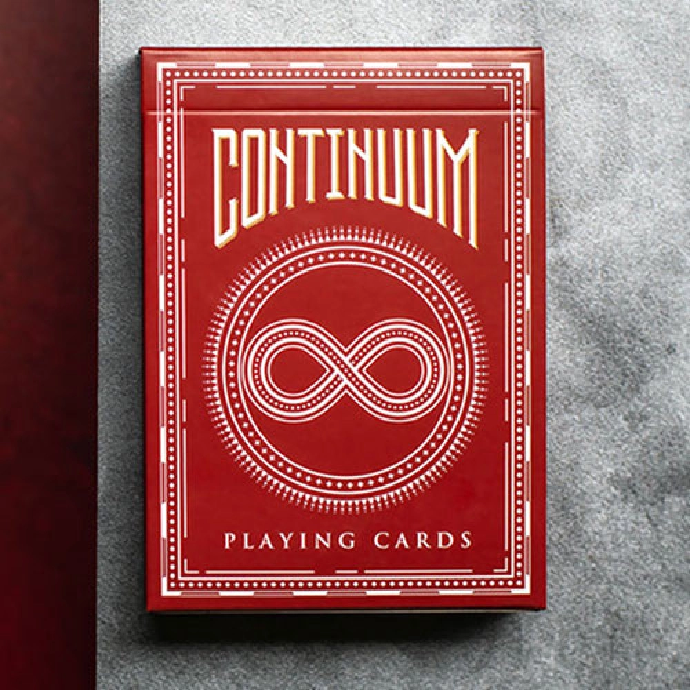 Spielkarten Continuum Playing Cards (Burgundy)