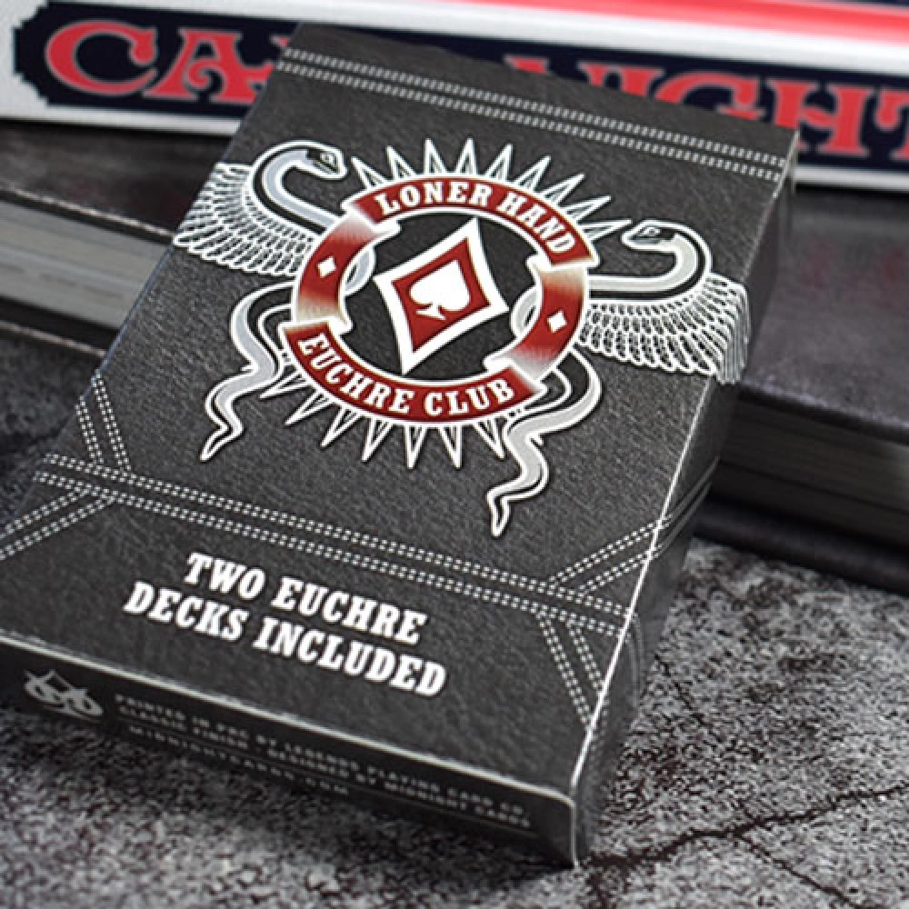 Spielkarten Euchre Loner Hand Playing Cards by Midnight Cards