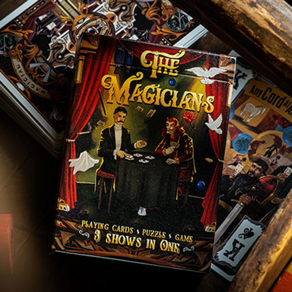 Spielkarten The Magicians Playing Cards, Card Game and Puzzle