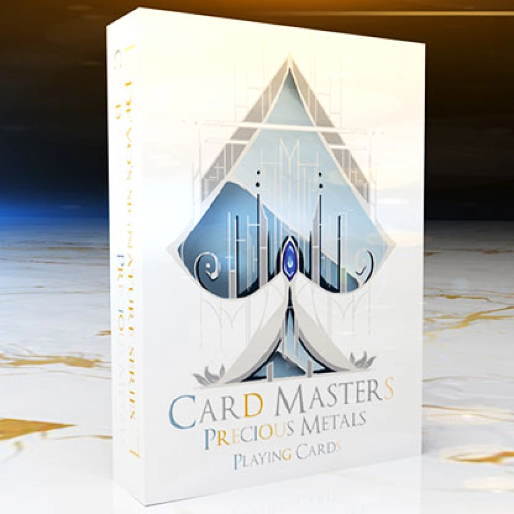 Spielkarten Card Masters Precious Metal (White) Playing Cards by Handlordz