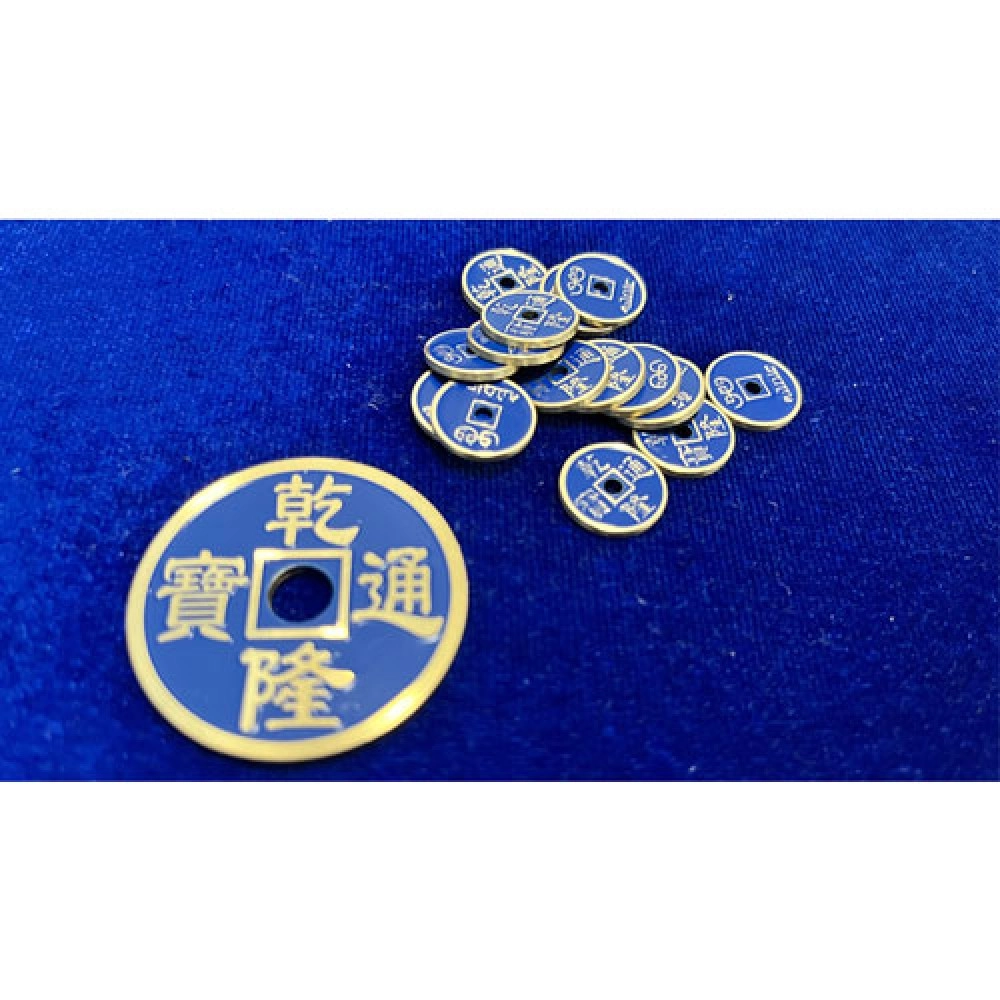 MINI CHINESE COIN BLUE by N2G