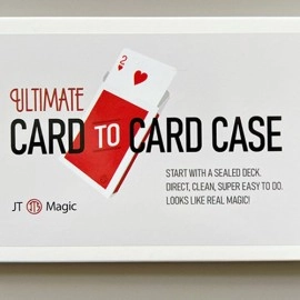 Ultimate Card to Card Case RED (Gimmicks and Online Instructions) by JT