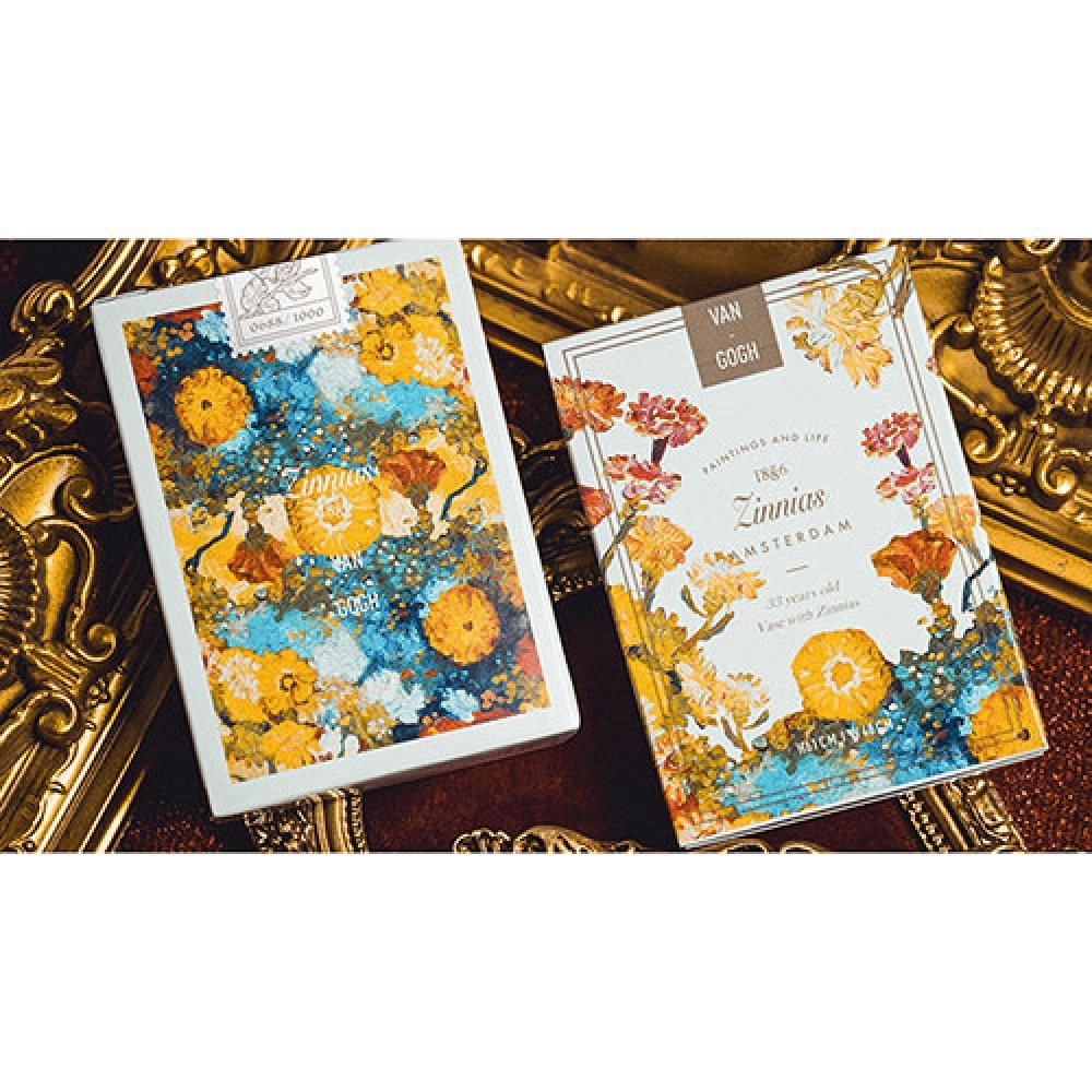Spielkarten Van Gogh Zinnias (Numbered- Seal)  Playing Cards