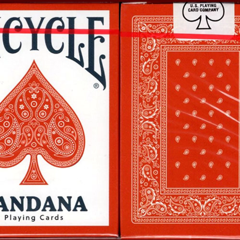 Spielkarten Bicycle Bandana Stripper (Red) Playing Cards