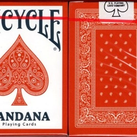 Spielkarten Bicycle Bandana Stripper (Red) Playing Cards