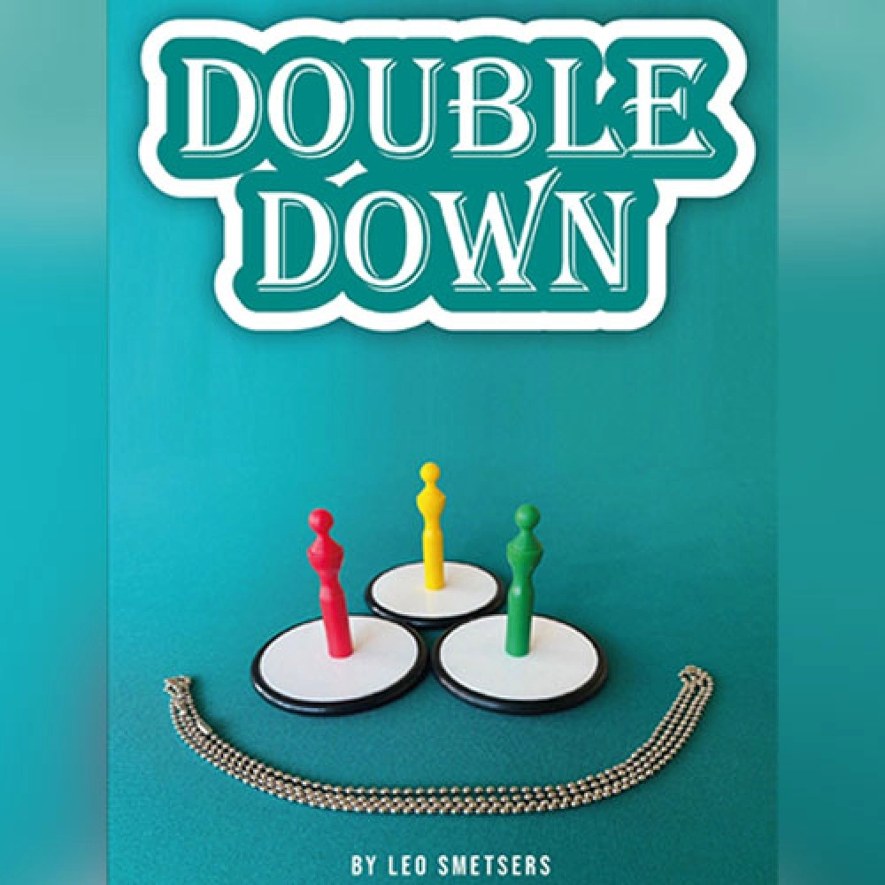 Double Down (Gimmicks and Online Instructions) by Leo Smetsers