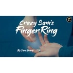 Hanson Chien Presents Crazy Sam's Finger Ring BLACK / LARGE (Gimmick and Online Instructions) by Sam Huang