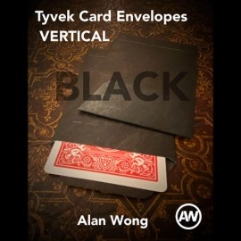 Tyvek VERTICAL Envelopes BLACK (10 pk.) by Alan Wong