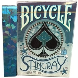 Spielkarten Gilded Bicycle Stingray (Teal) Playing Cards