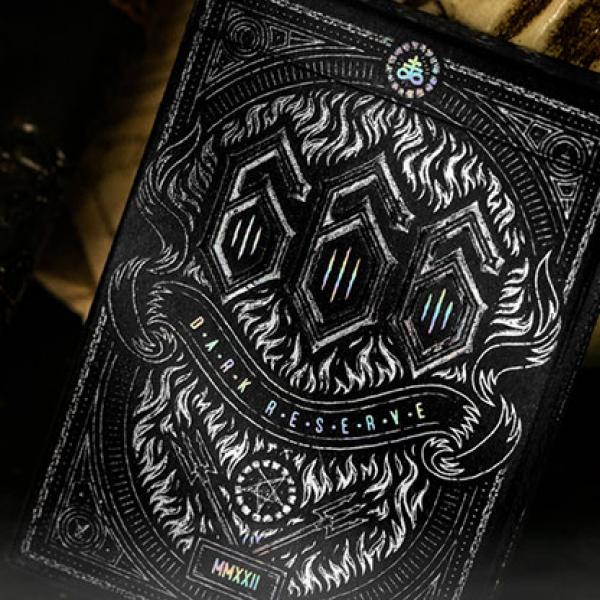 666 Dark Reserves Holographic Foiled Edition Playing Cards by Riffle Shuffle
