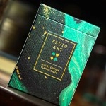 Spielkarten Fluid Art Green (Luxury Edition) Playing Cards
