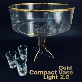 Compact Vase Light GOLD by Victor Voitko